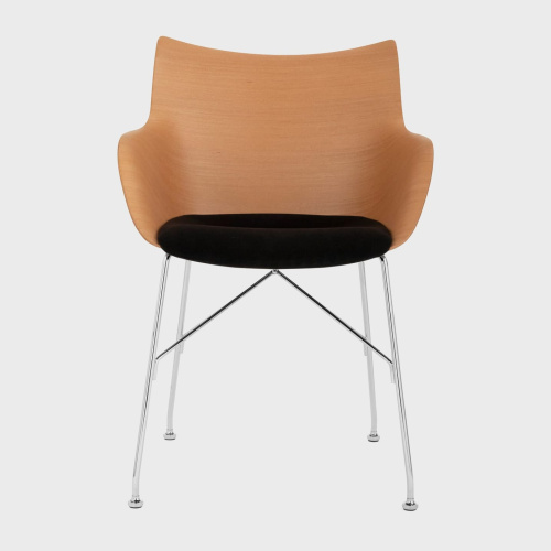Фото №1 - Chair with armrests and upholstered seat Q/Wood(2S140702)
