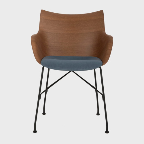 Фото №1 - Chair with armrests and upholstered seat Q/Wood(2S140708)