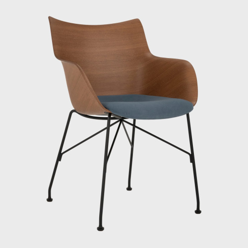 Фото №2 - Chair with armrests and upholstered seat Q/Wood(2S140708)