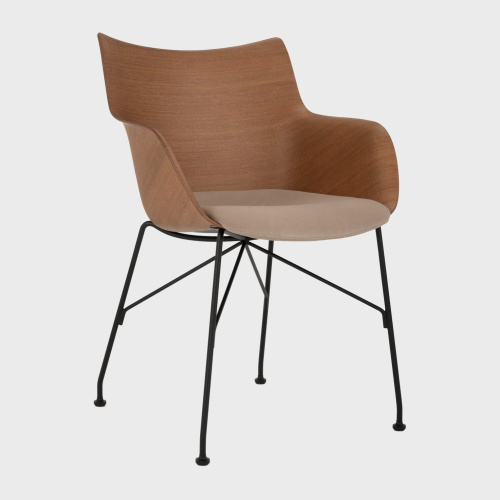 Фото №2 - Chair with armrests and upholstered seat Q/Wood(2S140710)