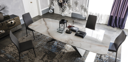 Фото №5 - Dining table with granite countertop Premier(PREMIERCERAMIC)
