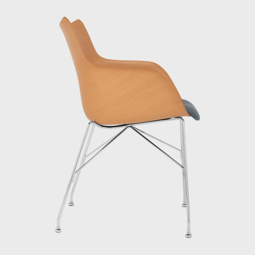 Фото №3 - Chair with armrests and upholstered seat Q/Wood(2S140703)