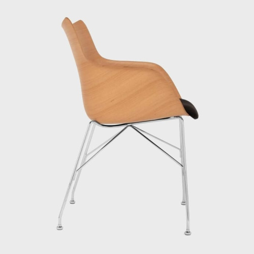 Фото №3 - Chair with armrests and upholstered seat Q/Wood(2S140702)