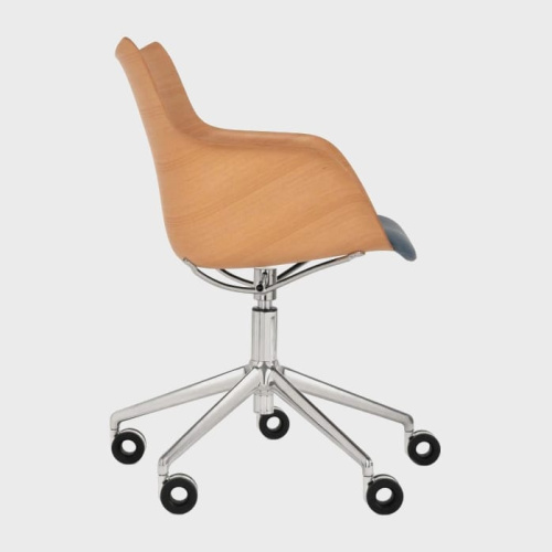 Фото №4 - Work chair with upholstered seat Q/Wood(2S140713)